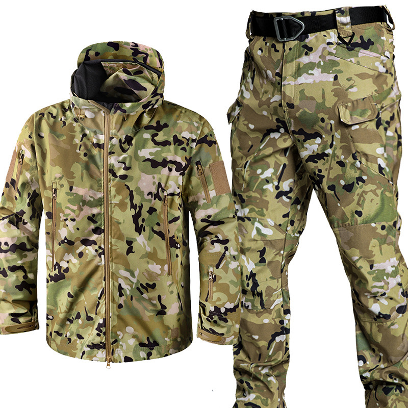 Fishing Jacket Waterproof - Giacca Softshell Impermeabile da Uomo con
